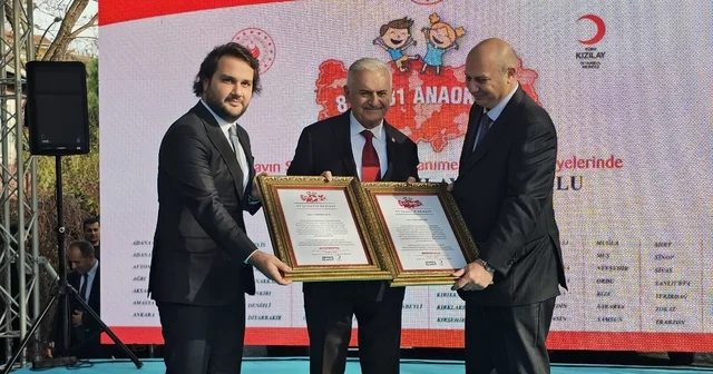 Binali Yıldırım Öget Şen Kızılay Anaokulu nun açılışını yaptı Zonguldak Haberleri