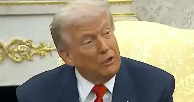 Soykırımın finansörü Trump muhabirin Filistinli olduğunu öğrenince şovunu yaptı: Beni seviyorlar VİDEO İZLE