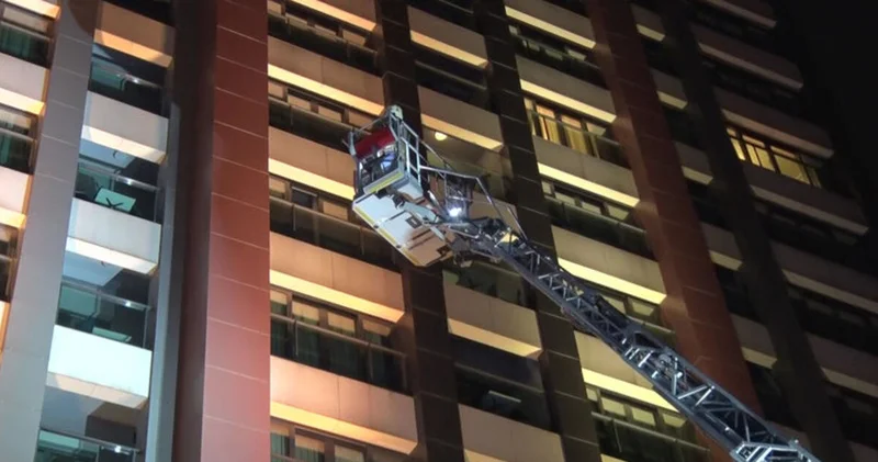 Sultangazi de otel yangını: 4 kişi dumandan etkilendi