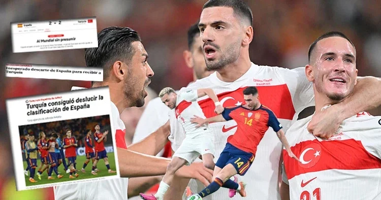 İspanya’da, Türkiye maçı sonrası manşetşer çıldırdı: Partimizi mahvettiler, hayallerimizi yıktılar!