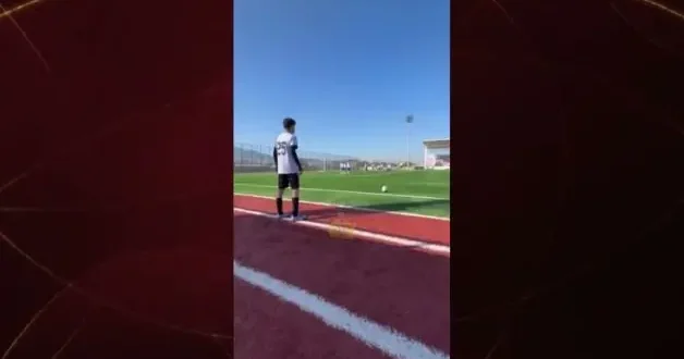 Henüz 13 yaşında! Attığı golle ağızları açık bıraktı