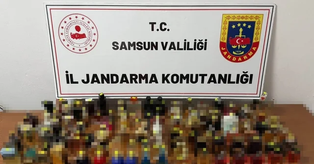 Jandarma 320 adet gümrük kaçağı parfüm ele geçirdi Samsun Haberleri