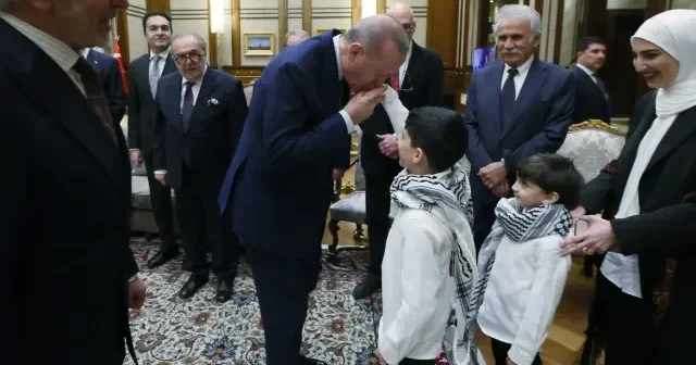 Gazze deki soykırımı dünyaya anlatıyordu: Ali Jadallah Cumhurbaşkanı Erdoğan ile görüştü VİDEO İZLE