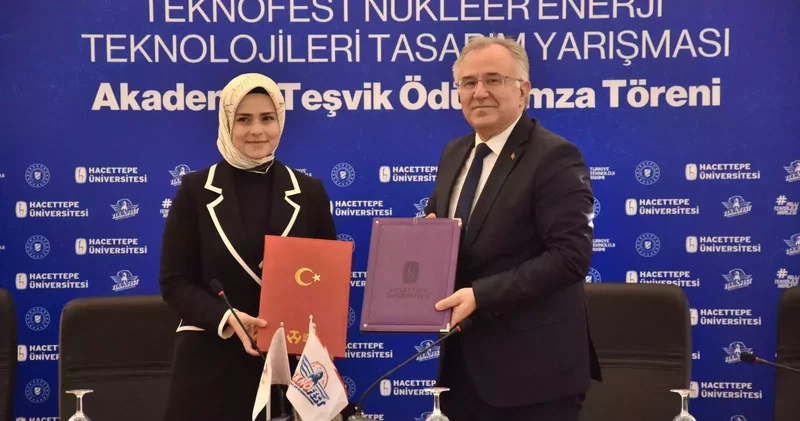 TEKNOFEST Nükleer Enerji Teknolojileri Tasarım Yarışması ödülü, Hacettepe Üniversitesi ne takdim edildi