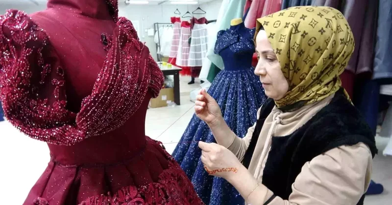 Kiraladığı gelinlik hayatını değiştirdi