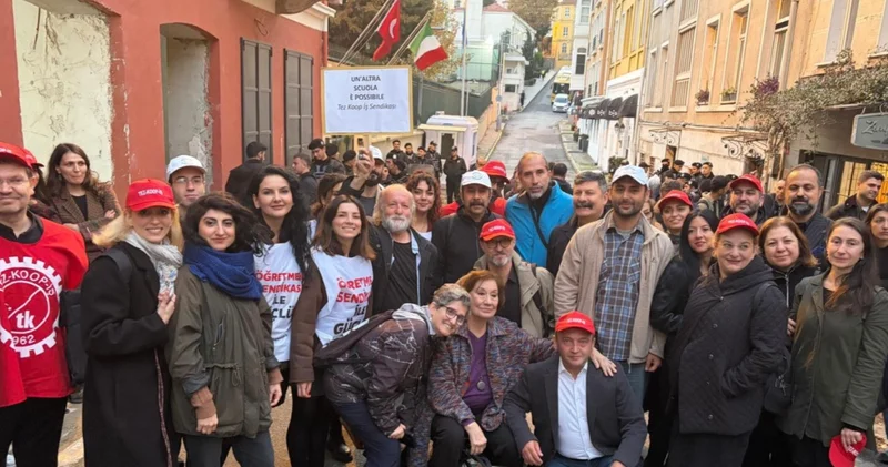 Özel İtalyan Lisesi nin Türk öğretmenleri ücret eşitsizliği ve mobbing neden ile grev başlattı: Okul yönetimi uydurma sebeplerle soruşturma başlattı
