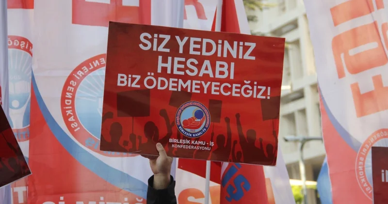 Birleşik Kamu İş’e bağlı sendikalardan bir günlük iş bırakma eylemi: Bütçede hak yok, halk yok, işçi sınıfı yok, matematik yok, vicdan yok!