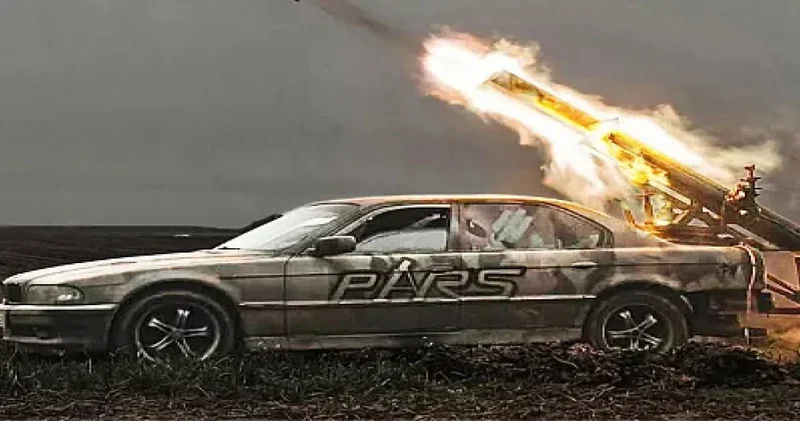 Savaşın doğaçlama mühendisliği: Ukraynalılar BMW 7 Serisi ni roketatara çevirdiler