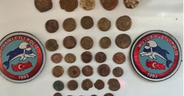 Mardin de tarihi eser niteliğinde hayvan figürlü heykel ve 45 sikke ele geçirildi Mardin Haberleri