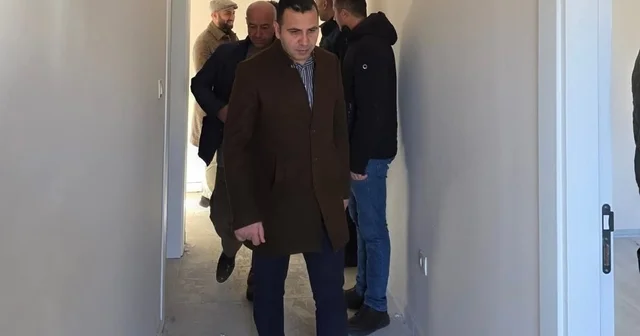 Kaymakam Algın, köy evleri inşaatlarını inceledi Adıyaman Haberleri
