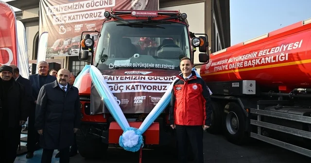 Balıkesir İtfaiyesi gücüne güç katıyor Başkan Akın: Bölgenin en güçlüsü olacağız Balıkesir Haberleri