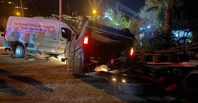 Bodrum’da trafik kazası: 1 ölü, 2 yaralı