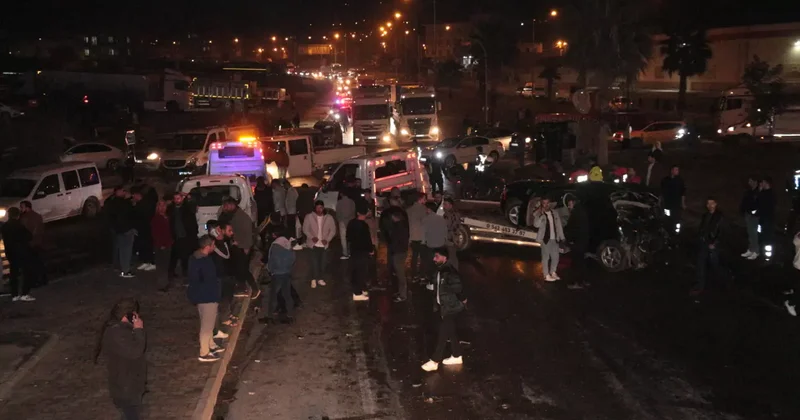 Cizre de zincirleme kaza: 7 kişi yaralandı