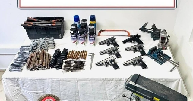 Kocaeli de silah imalathanesine dönüştürülen adrese operasyon Kocaeli Haberleri