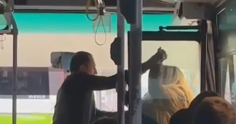 Motosikletli kadınla kavga eden otobüs şoförü serbest kaldı