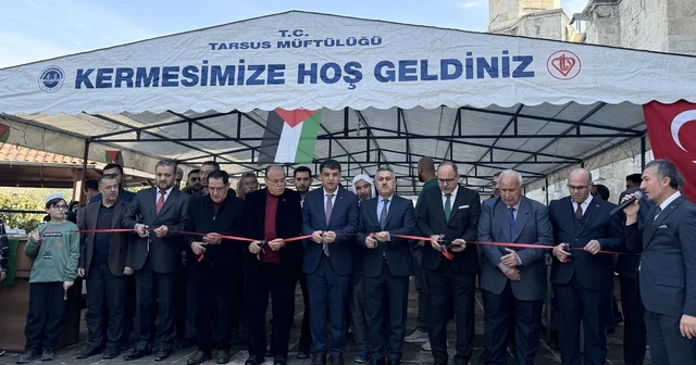 Tarsus ta Gazze ye destek amaçlı hayır çarşısı kuruldu Mersin Haberleri