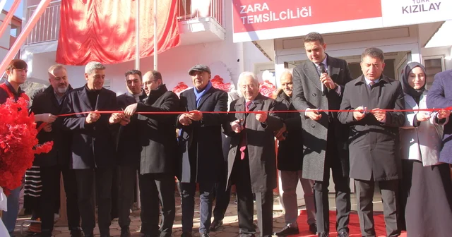 Türk Kızılay Zara Temsilciliği hizmet binası törenle hizmete açıldı Sivas Haberleri