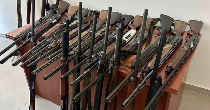 Bayburt’ta 25 av tüfeği ihale usulüyle satıldı