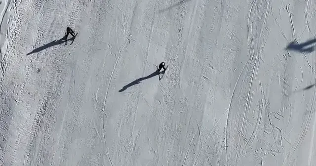 Kartalkaya da kayak sezonu açıldı VİDEO İZLE