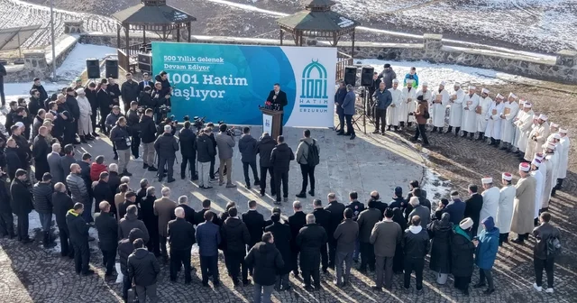 1001 Hatim geleneği, 492 nci kez Erzurum da başladı Erzurum Haberleri