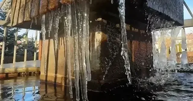 Erzurum’da dondurucu soğuklar etkisini sürdürüyor VİDEO İZLE