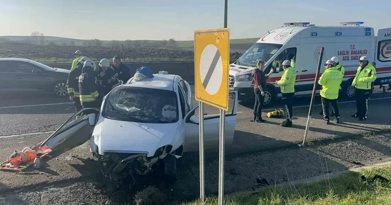 Tekirdağ’da feci kaza: 5 yaralı