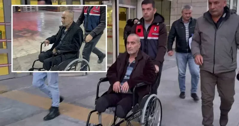 Uyuşturucu ticaretinden 11 yıl ceza alan hükümlü tekerlekli sandalyeyle cezaevine götürüldü Politika Haberleri