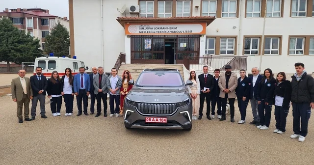 Suluova da öğrencilere Türkiye nin yerli otomobili Togg tanıtıldı Amasya Haberleri