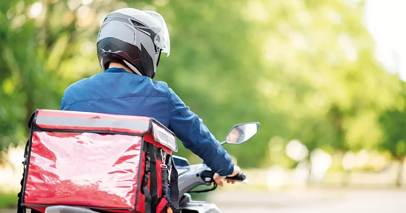 Kuryeler kontak kapattı yemekler restoranda kaldı... Kurye eylemi