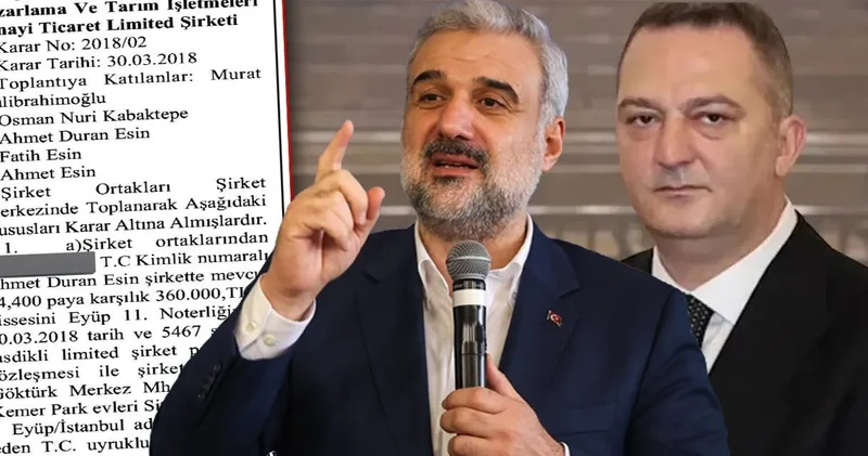 İmamoğlu nun adamı dedikleri firari Murat Gülibrahimoğlu, AKP li Osman Nuri Kabaktepe nin ortağı çıktı!