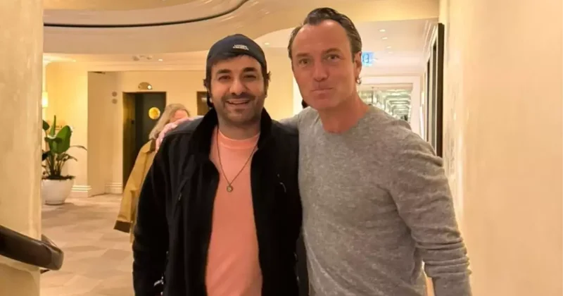 Hasan Can Kaya, Hollywood Yıldızı Jude Law ile Buluştu: Law, Türk Sinemasına Hayran