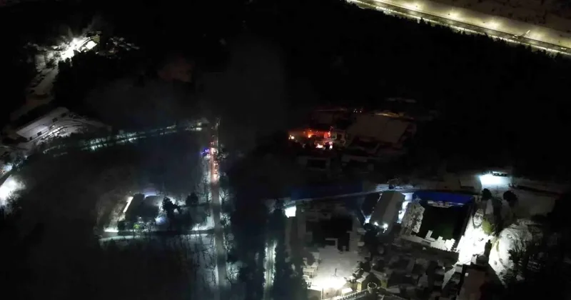 Çekmeköy Film Platosunda Yangın Paniği