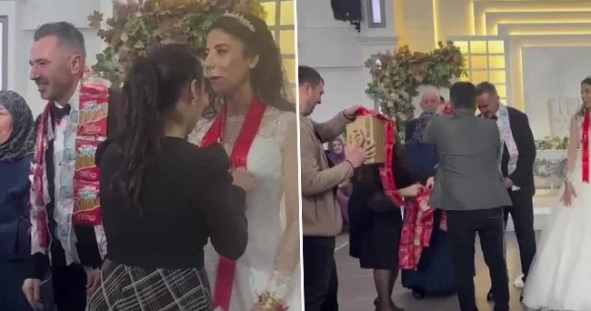 Amasya da damada takı yerine taktılar! Kutuyu görünce şaşkına döndü: Böyle bir hediye görmedim