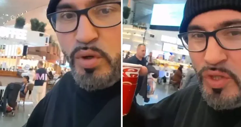 İstanbul Havalimanı nda bir bardak çaya ödediği paraya isyan eden vatandaş