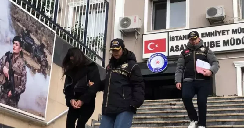 7 yaşındaki kızını kullandı, 2 milyon liralık hırsızlık yaptı!