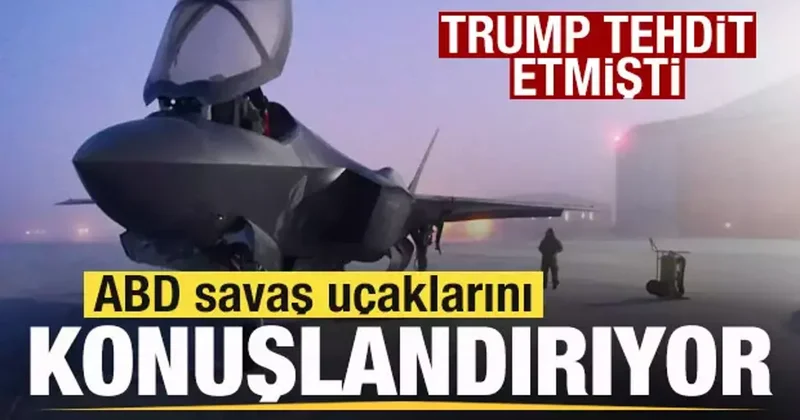 Son dakika: Trump tehdit etmişti! ABD savaş uçaklarını konuşlandırıyor