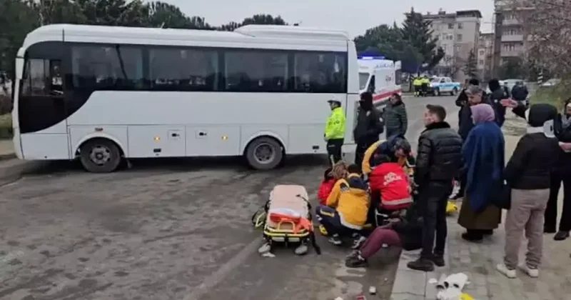 İşçi servisleri kafa kafaya çarpıştı: 19 yaralı