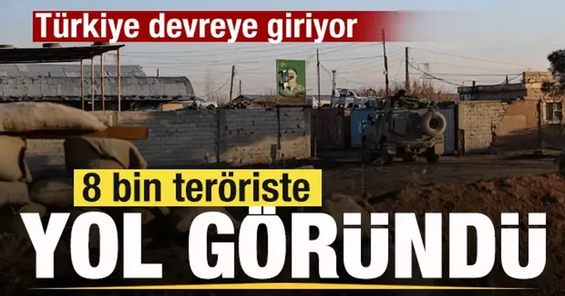 8 bin PKK lıya özel takip! Türkiye devreye giriyor! Teröristlere yol göründü