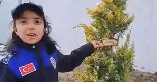 Samsunlu şehidin adı Van’da fidan oldu: Hatice Kübra’dan duygulandıran vefa VİDEO İZLE