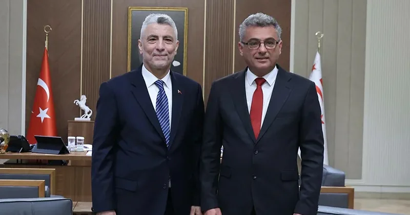 Ticaret Bakanı Bolat tan KKTC Cumhurbaşkanı Erhürman a ziyaret: Ticari ortaklıklarımızı daha da güçlendirecek istişarelerde bulunduk