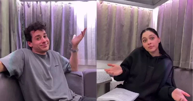 Ünlü çiftten ilk paylaşım akım videosuyla geldi