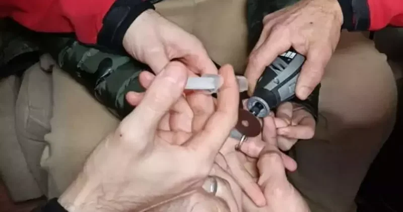 Rize de itfaiyeden 50 kuruşluk operasyon