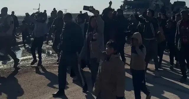 Haseke halkı Suriye ordusunu tekbirlerle karşıladı VİDEO İZLE