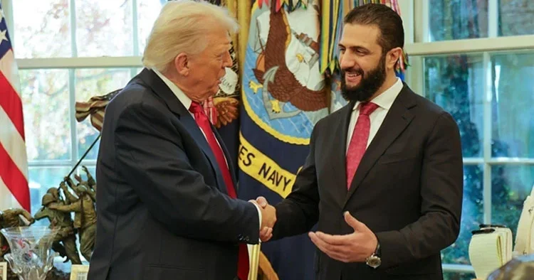 Son dakika... Trump ve Şara dan kritik Suriye görüşmesi