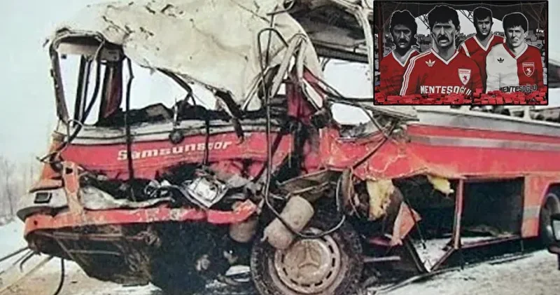 Samsunspor kafilesinin 37 yıl önce geçirdiği trafik kazasında yaşamlarını yitirenler anıldı