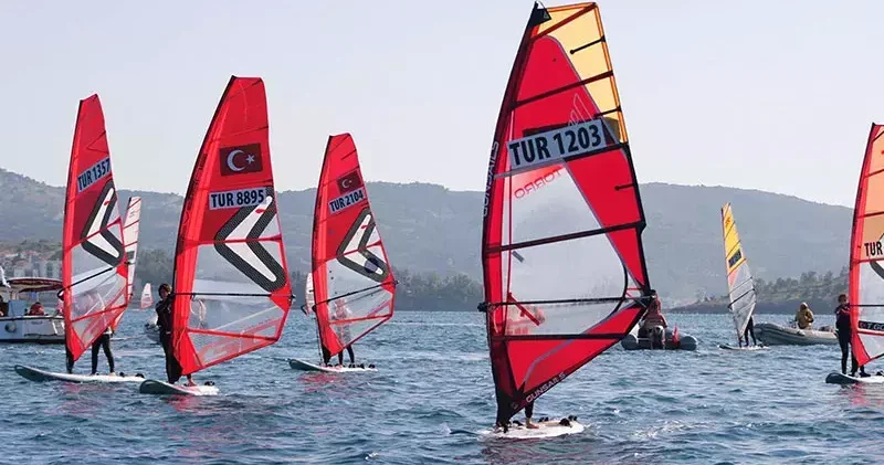 TYF Yelken Ligi Techno 293 2 nci Ayak Yarışları Foça’da başladı