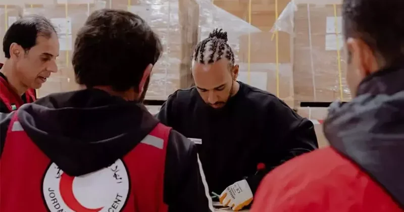 Lewis Hamilton dan anlamlı ziyaret Spor Haberleri