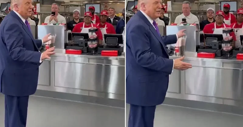 Trump kötü beslenmeye devam ediyor! Soluğu yine orada aldı