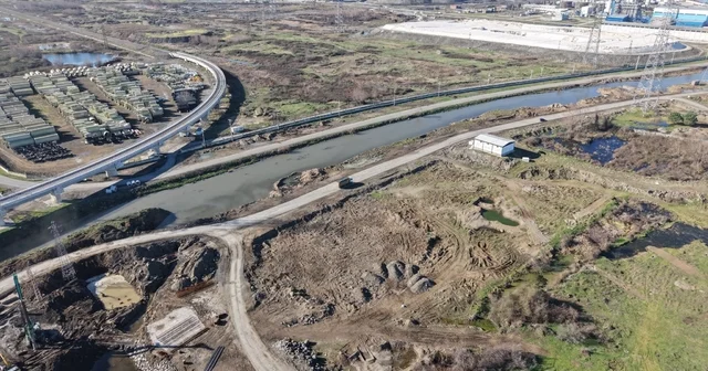Samsun Yeni OSB de taşkın kontrol çalışmaları Samsun Haberleri