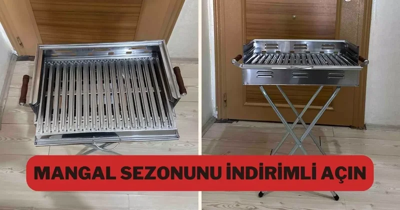 Kaçırılmayacak fırsat: Pratikoutdoor katlanır ayaklı mangal indirimde!